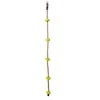 Woody 91859 Laipiojimo virvė su plastikiniais tvirtinimais kojoms (200 cm) vaikams nuo 3 metų (maks. 80 kg)
