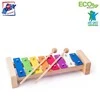 Woody 91892 Eco Wooden / Metal muzikos instrumentas - Spalvotas ksilofonas vaikams nuo 3 metų (25,5 cm)