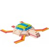 Woody 95004 Eco Wooden edukacinės spalvotos statybinės plytos (200vnt) vaikams nuo 3 metų