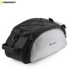 Wozinsky bike carrier bag with shoulder strap 13l juodos spalvos (WBB1BK)