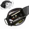 Wozinsky bike carrier bag with shoulder strap 13l juodos spalvos (WBB1BK)
