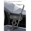 Automobilinis telefono laikiklis XO C41 tvirtinamas ant ventiliacijos grotelių, juodas