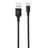 XO laidas NB143 USB – USB-C 2,0 m 2,4A juodas