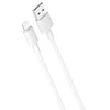 XO kabelis NB156 USB - Lightning 1,0 m 2,4A baltos spalvos