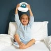 Zazu Lou išmanioji pelėda - naktinė lempa su kūdikio verksmo garso jutikliu vaikams (nuo 0 mėnesių) Pilkas
