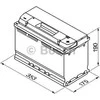 Akumuliatorius Bosch 100Ah 830A S5013