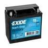 Akumuliatorius EXIDE 15 Ah 200 A EN 12V AGM
