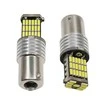 Amio Led lemputės P21W 144LED SMD 4014 BA15S CANBUS 1156 | Atbulinės eigos 2vnt.