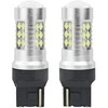 Amio LED lemputės 3030 24SMD W21W 12-24V CANBUS baltos