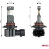 Amio LED lemputės Hybrid series HB3 HIR1 H10 9005 6000K Canbus 60W