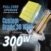 Autoreka LED HIR2 lemputės 2vnt. 300W super light CANBUS 65000Lm