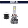 LED HB3 lemputės 2vnt. +500% super light CANBUS 9005