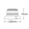 Kamar LED signalinis švyturėlis R10 LW0045 prisukamas