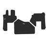 Kilimėliai ARS MERCEDES-BENZ ACTROS MP4 Gigaspace (pneumatic seat) /2012+ - 3p - Dangos tipas 1061 - juoda /apsiūta siūlais
