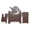 Kilimėliai PIK ARS DAF XG (Standard seat) 2021+ / dark ruda