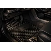 Kilimėliai QuiltyMats AUDI A3 2012-2020 (4 vnt.), Juodas-Gray /13-14 - Kilimėlių fiksatoriai (žiedai) Plastikiniai apvalūs 4vnt.