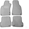 Kilimėliai QuiltyMats AUDI A6 2006-2011 (C6) (4 vnt.), D.Gray-Gray /33-14 - Kilimėlių fiksatoriai (žiedai) Plastikiniai apvalūs 4vnt.