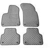Kilimėliai QuiltyMats AUDI Q7 2015+ (4 vnt.), D.Gray-Gray /33-14 - Kilimėlių fiksatoriai (žiedai) Plastikiniai apvalūs 8vnt.