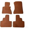 Kilimėliai QuiltyMats BMW X3 2003-2010 (E83) (4 vnt.), Brown-Brown /55-14