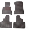 Kilimėliai QuiltyMats BMW X3 2003-2010 (E83) (4 vnt.), Juodas-Raudona /16-14