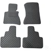 Kilimėliai QuiltyMats BMW X3 2003-2010 (E83) (4 vnt.), Juodas-Juodas /11-14