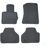 Kilimėliai QuiltyMats BMW X3 2010-2017 (F25) (4 vnt.), Juodas-Gray /13-14