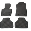 Kilimėliai QuiltyMats BMW X4 2014-2018 (F26) (4 vnt.), Juodas-Juodas /11-14