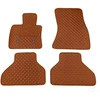 Kilimėliai QuiltyMats BMW X5 2013-2018 (F15) (4 vnt.), Brown-Brown /55-14 - Atstumas tarp fiksatorių Vairuotojo kilimėlyje - 23cm