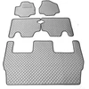 Kilimėliai QuiltyMats CHRYSLER PACIFICA 2016+ (I, II ir III eilės, 5 vnt.), D.Gray-Gray /33-MAX3