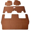 Kilimėliai QuiltyMats CHRYSLER PACIFICA 2016+ (I, II ir III eilės, 5 vnt.), Brown-Brown /55-MAX3