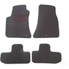 Kilimėliai QuiltyMats DODGE CHALLENGER 2008-2023 (4 vnt.), Juodas-Raudona /16-14