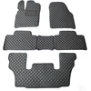 Kilimėliai QuiltyMats DODGE DURANGO 2011+ (I, II ir III eilės 6v.) (5 vnt.), Juodas-Juodas /11-MAX3