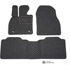 Kilimėliai QuiltyMats HONDA FR-V 2004-2009 (3 vnt.), Juodas-Gray /13-MAX2