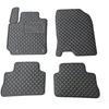 Kilimėliai QuiltyMats HYUNDAI KONA 2017+ (4 vnt.), Juodas-Gray /13-14