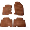 Kilimėliai QuiltyMats LEXUS NX 2014-2021 (4 vnt.), Brown-Brown /55-14