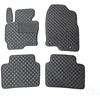 Kilimėliai QuiltyMats MAZDA CX-5 2012-2016 (4 vnt.), Juodas-Juodas /11-14