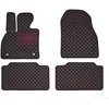 Kilimėliai QuiltyMats MERCEDES-BENZ A-class W176 2013-2018 (4 vnt.), Juodas-Raudona /16-14