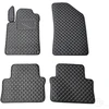 Kilimėliai QuiltyMats PEUGEOT 508 2011-2018 (4 vnt.), Juodas-Gray /13-14