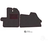 Kilimėliai QuiltyMats PEUGEOT TRAVELLER 2024+ (I eilė) (3 vnt.), Juodas-Raudona /16-MAX2