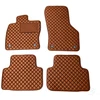 Kilimėliai QuiltyMats SKODA OCTAVIA 2020+ (4 vnt.), Brown-Brown /55-14