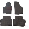 Kilimėliai QuiltyMats SKODA SUPERB 2008-2015 (4 vnt.), Juodas-Raudona /16-14
