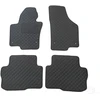 Kilimėliai QuiltyMats SKODA SUPERB 2008-2015 (4 vnt.), Juodas-Juodas /11-14