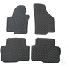 Kilimėliai QuiltyMats SKODA SUPERB 2008-2015 (4 vnt.), Juodas-Gray /13-14