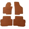 Kilimėliai QuiltyMats SKODA SUPERB 2008-2015 (4 vnt.), Brown-Brown /55-14