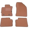 Kilimėliai QuiltyMats TOYOTA AURIS 2012-2019 (4 vnt.), Brown-Brown /55-14