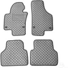 Kilimėliai QuiltyMats VOLKSWAGEN TIGUAN 2007-2016 (4 vnt.), D.Gray-Gray /33-14 - Kilimėlių fiksatoriai (žiedai) Plastikiniai apvalūs 4vnt.