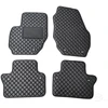Kilimėliai QuiltyMats VOLVO S80 2006-2016 (4 vnt.), Juodas-Juodas /11-14