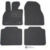 Kilimėliai QuiltyMats VOLVO XC40 2019+ (4 vnt.), Juodas-Gray /13-14