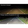 LED lemputės H4 Ultinon Pro6000 Philips I Legalios keliuose +300% | 11342U60B2X2