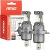 Amio LED lemputės Hybrid series H4 H19 6000K Canbus 60W